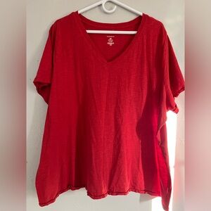 Women’s v-neck short sleeve shirt